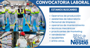 Nestlé busca cubrir puestos de trabajos | Inicia a trabajar sin experiencia